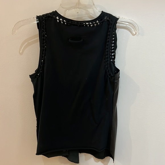 Jean Paul Gaultier Leather Vintage 1990s-2000s Top Sz M - Picture 6 of 14